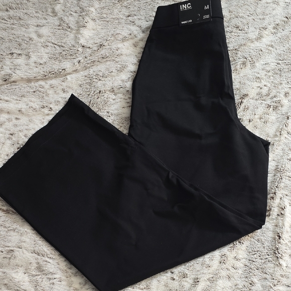 Wide-Leg Pants INC International Concepts Black NWT Medium - Picture 2 of 6